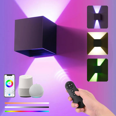 Smart WiFi LED Wall Lamp | Alexa-Enabled, Adjustable RGBCW for Indoor/Outdoor - Merelux Store