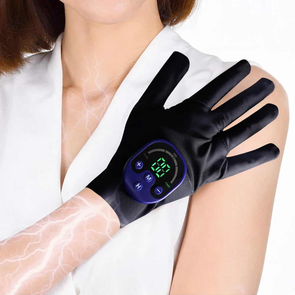 EMS Massage Gloves – Stimulate Blood Circulation, Relieve Pain, Improve Muscle - Merelux Store