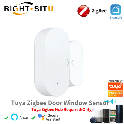 Tuya Zigbee Wireless Door & Window Sensor | Smart Home Door Detection - Merelux Store