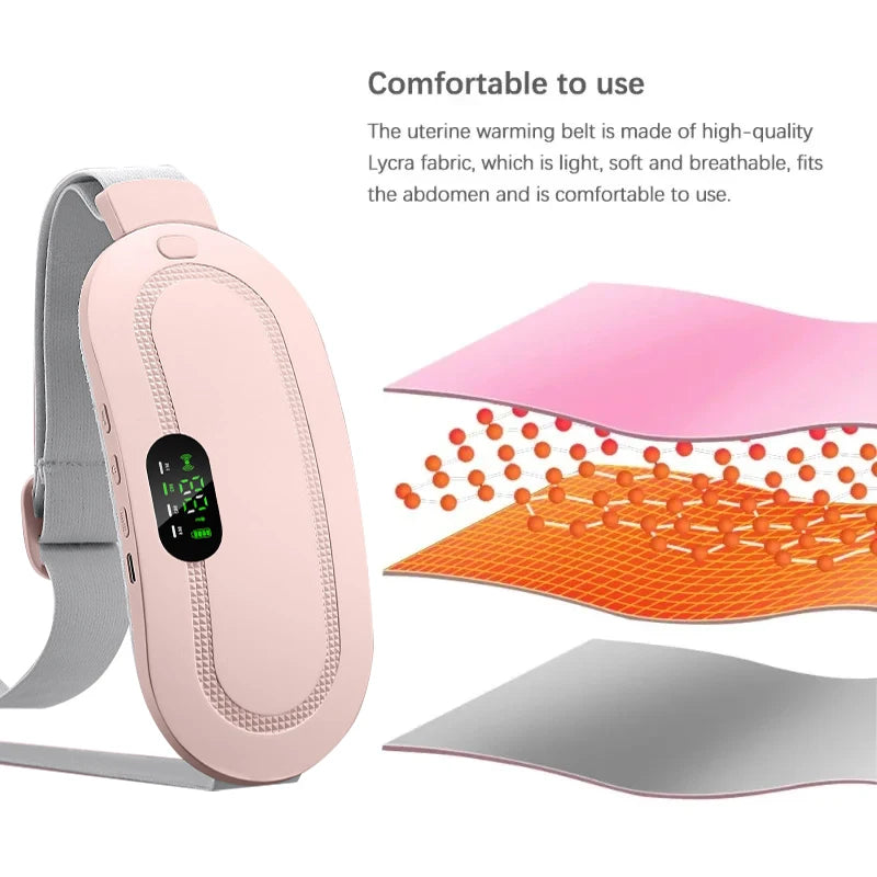 Waist Massager – Heated, Soothing Intelligent Vibration Abdominal Belt - Merelux Store