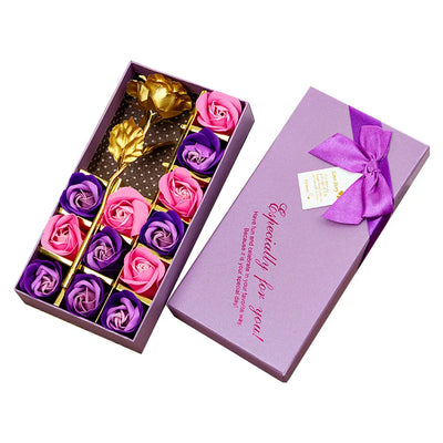 13-Piece Red Rose Gift Set for Mom | Unique & Pretty Gift for Her - Merelux Store